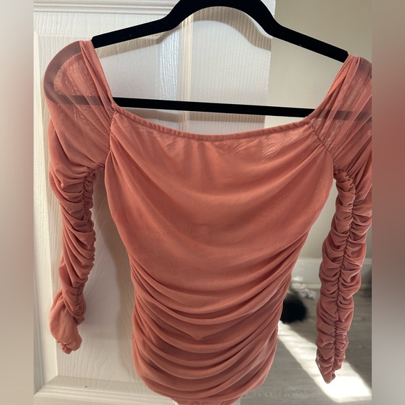 Free People Mesh long sleeve. Never worn - Picture 3 of 4